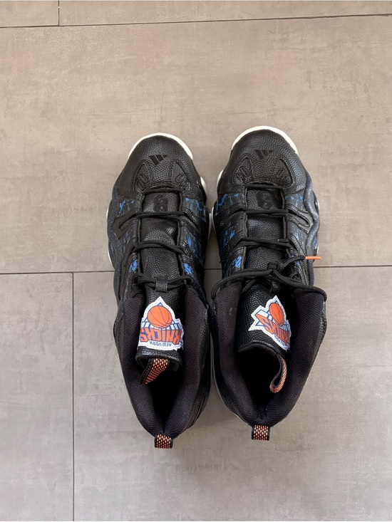 Adidas Kobe Bryant Crazy 8 NY Knicks Black Collegiate Royal Orange US Size 12 main image 4